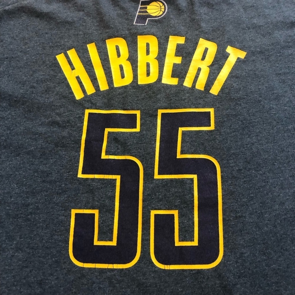 Indiana Pacers Roy Hibbert Retro 55 T-Shirt Jersey Unisex Large - Picture 2 of 7